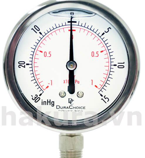 Đồng hồ đo áp suất chân không - hakura.vn