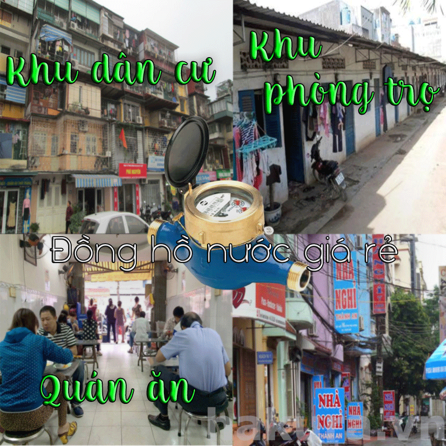 Đồng hồ nước giá rẻ - hakura.vn