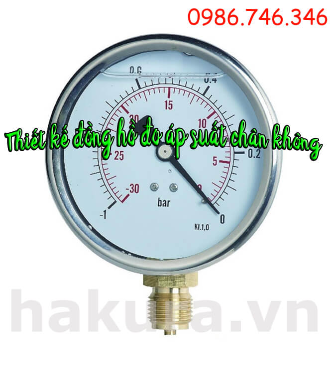 Đặc điểm thiết kế của đồng hồ đo áp suất chân không - hakura.vn
