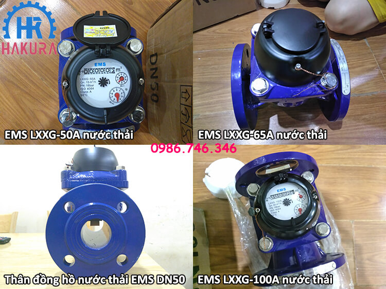 Đồng hồ đo nước EMS Taiwan cho các công trình nhà máy, khu công nghiệp