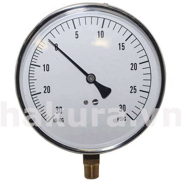 Cấu tạo đặc trưng của đồng hồ đo áp suất - hakura.vn