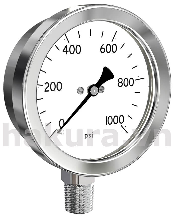 Đồng hồ đo áp suất phi 100mm - hakura.vn