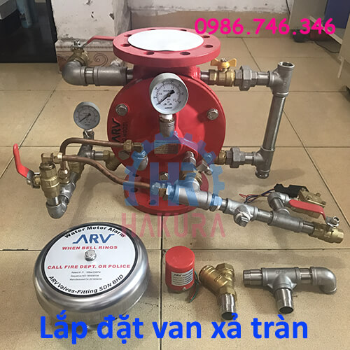 Cách lắp đặt van xả tràn deluge valve - hakura.vn