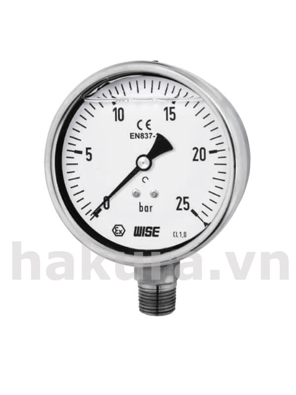 Đồng hồ đo áp suất Wise model p258