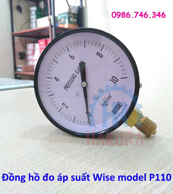 Đồng hồ đo áp suất Wise model p110 - hakura.vn
