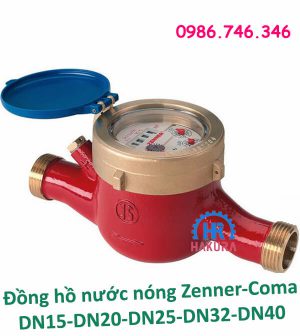 Đồng hồ nước nóng Zenner-Coma DN15 - DN20 - DN25 - DN32 - DN40 giá rẻ