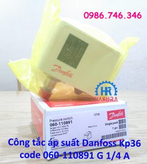 Công tắc áp suất Danfoss KP36 code 060-110891 G 1/4 A