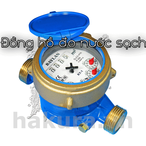 Đồng hồ đo lưu lượng nước sạch - hakura.vn