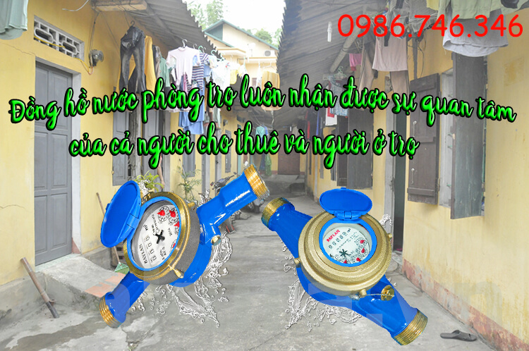 Đồng hồ nước phòng trọ luôn hot nhận được sự quan tâm của chủ cho thuê và người ở trọ