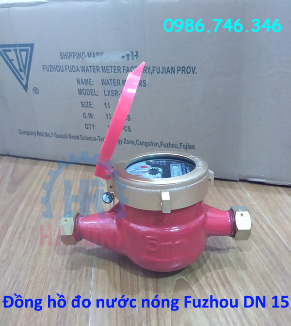 Đồng hồ đo nước nóng Fuzhou DN 15 - hakura.vn