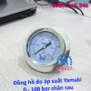 Đồng hồ đo áp suất Yamaki 0 - 100 bar chân sau