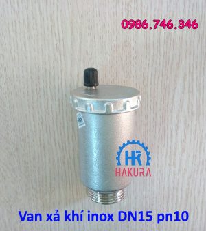 Van xả khí inox DN15 PN10