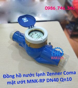 Đồng hồ nước lạnh Zenner Coma mặt ướt MNK-RP DN40 Qn10